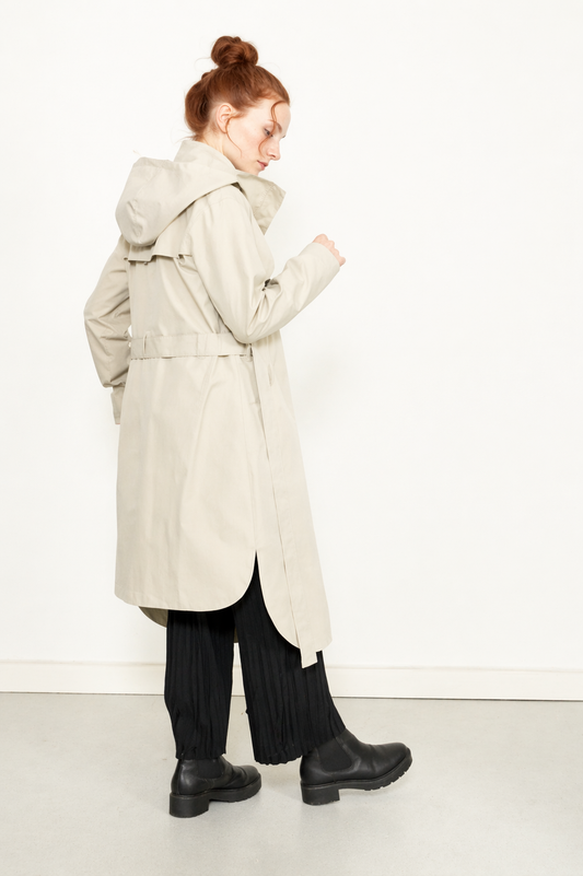 REGN RAINCOAT STONE GREY