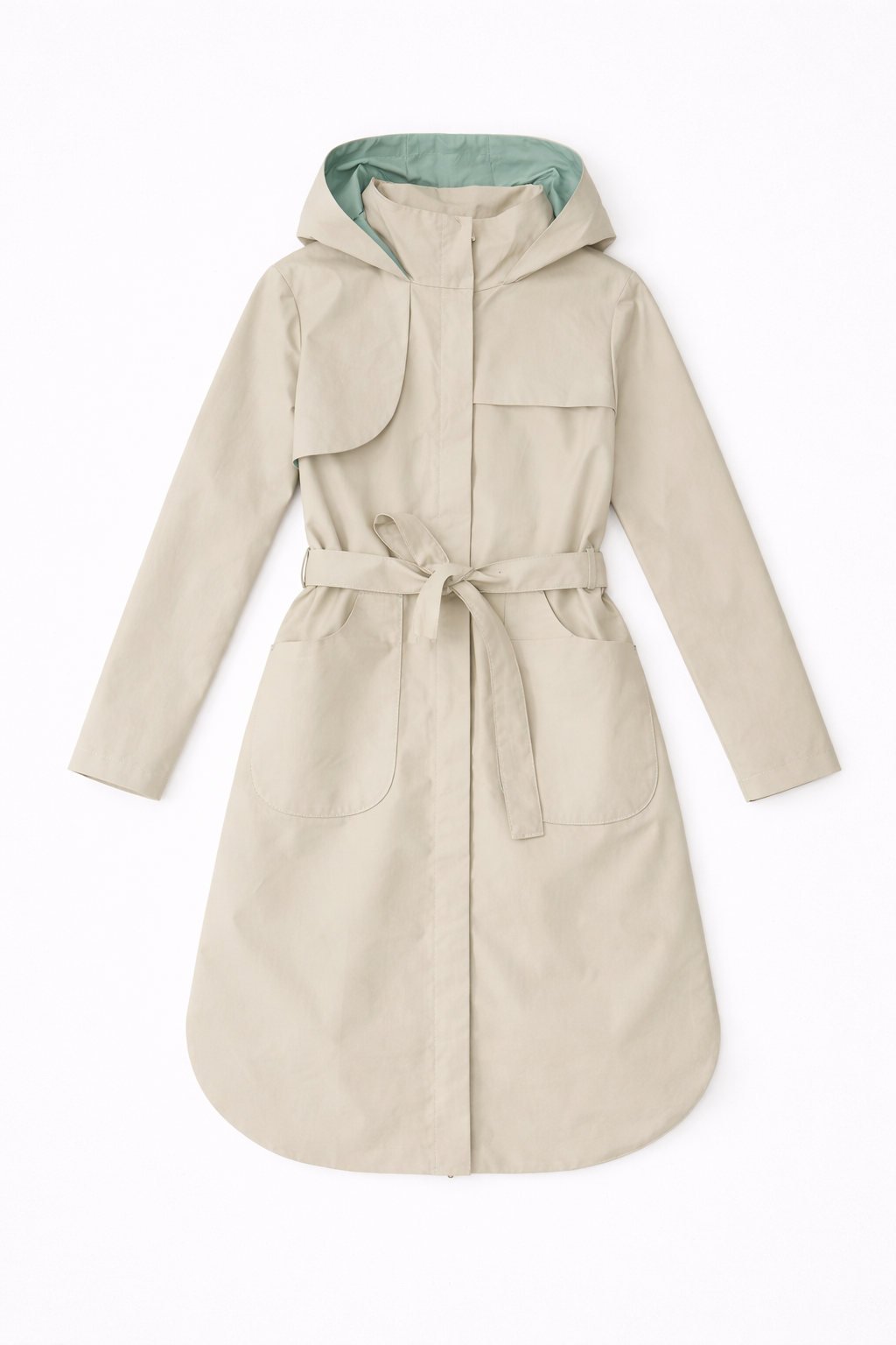 REGN RAINCOAT STONE GREY