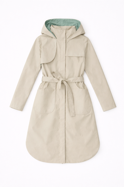 REGN RAINCOAT STONE GREY