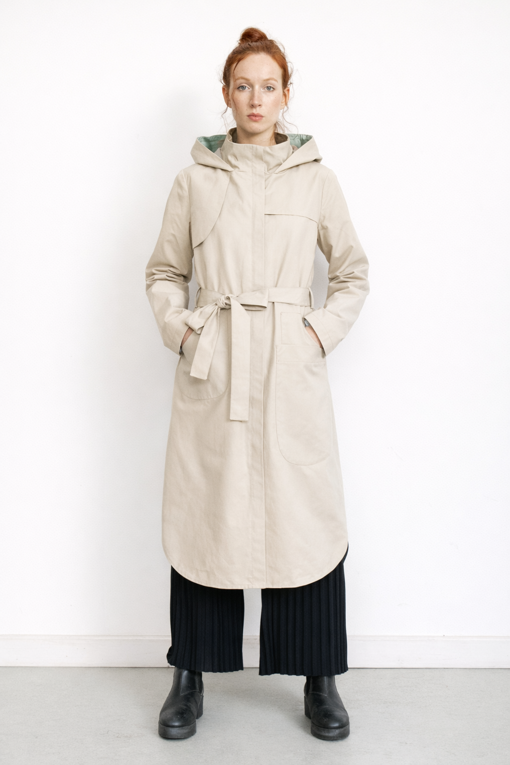 REGN RAINCOAT STONE GREY