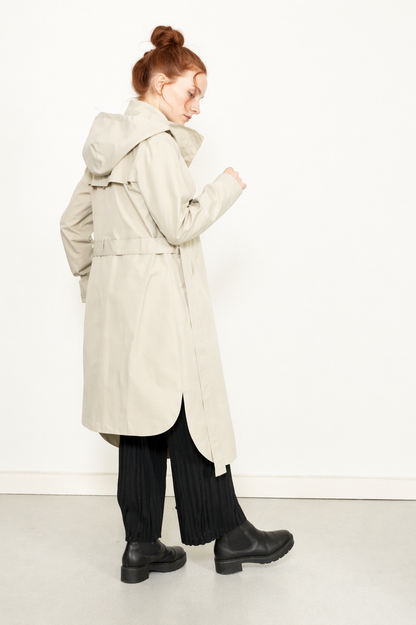 REGN RAINCOAT STONE GREY