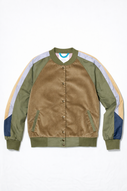 College Jacket Back2Cool Sage Velvet
