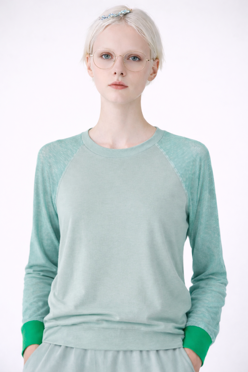Basic Raglan Longsleeve Mesh
