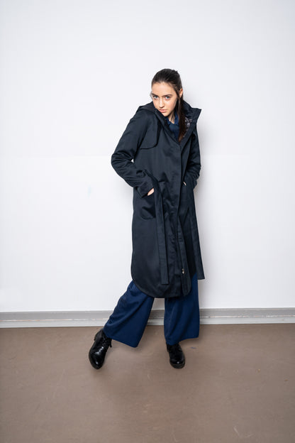 REGN RAINCOAT DUSTY TEAL ANTHRAZIT