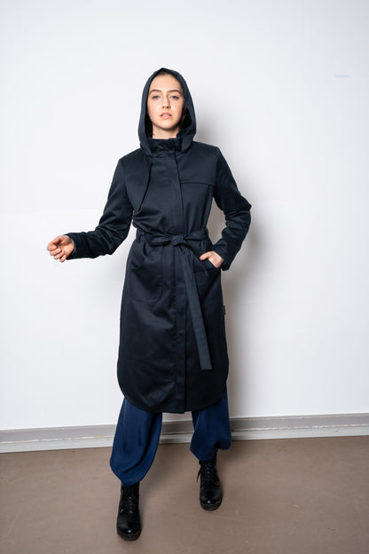 REGN RAINCOAT DUSTY TEAL ANTHRAZIT