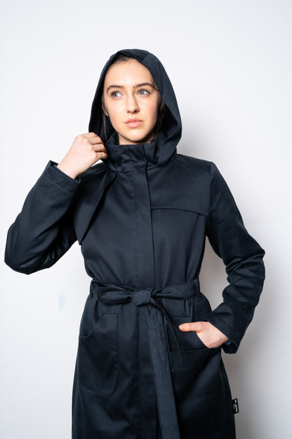 REGN RAINCOAT DUSTY TEAL ANTHRAZIT