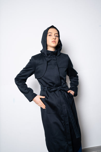 REGN RAINCOAT DUSTY TEAL ANTHRAZIT