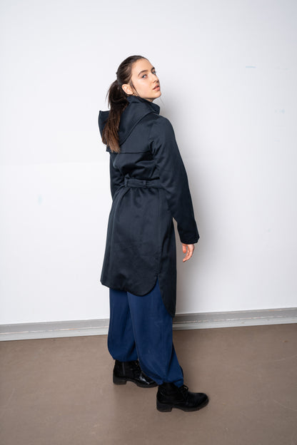 REGN RAINCOAT DUSTY TEAL ANTHRAZIT