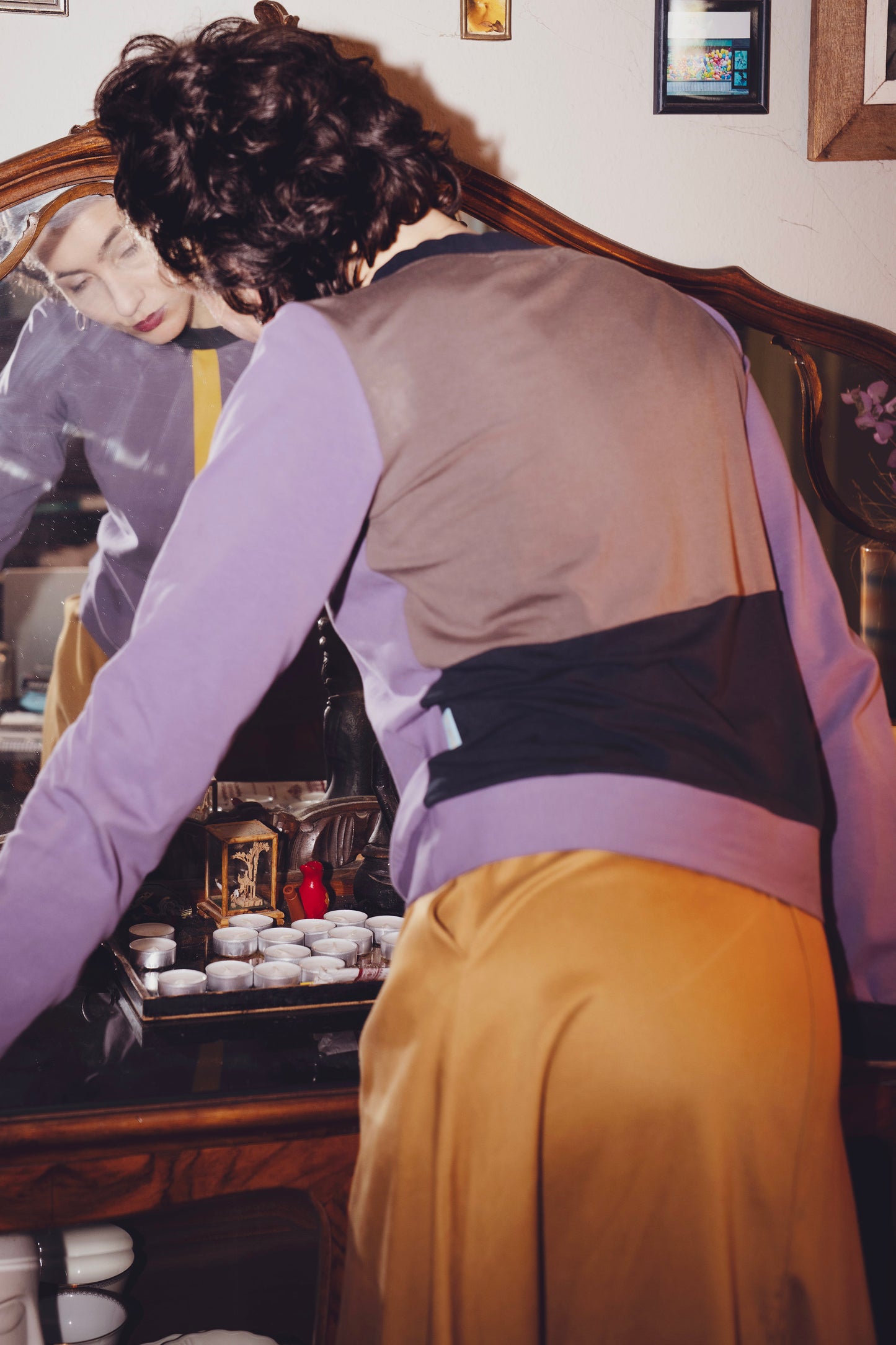 Basic Longsleeve color blk violett