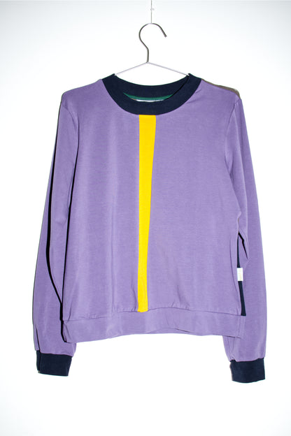 Basic Longsleeve color blk violett