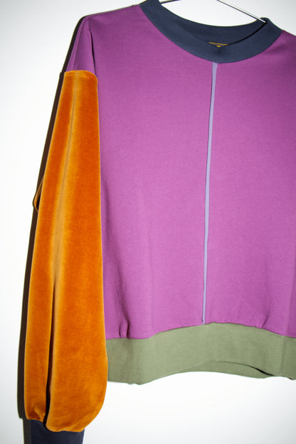 BASIC LOOSEFIT JUMPER VERY BERRY