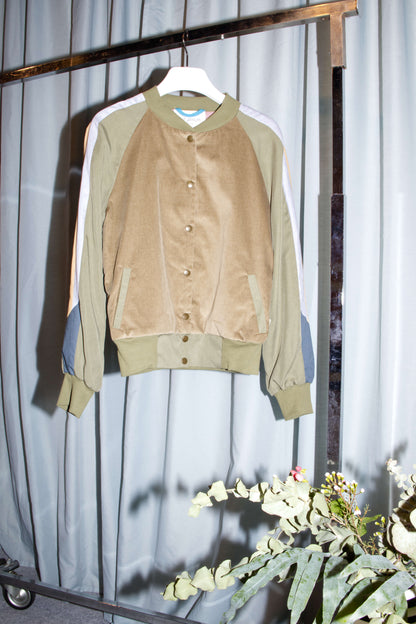 College Jacket Back2Cool Sage Velvet